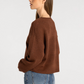 Thread & Supply: Dover Cardigan in Heather Mohogany