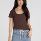 Thread & Supply: Evanore Top in Deep Mahongany