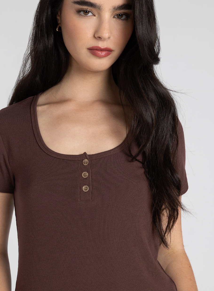 Thread & Supply: Evanore Top in Deep Mahongany