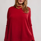 Free People: Latte Blues Thermal in Richest Red