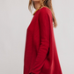 Free People: Latte Blues Thermal in Richest Red