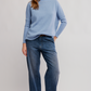 Free People: Latte Blues Thermal in Autumn Sky