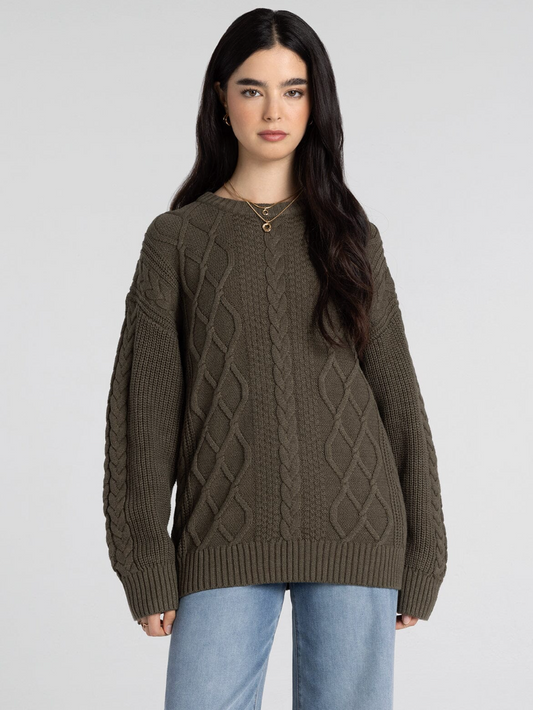 Thread & Supply: Nantucket Sweater in Olive