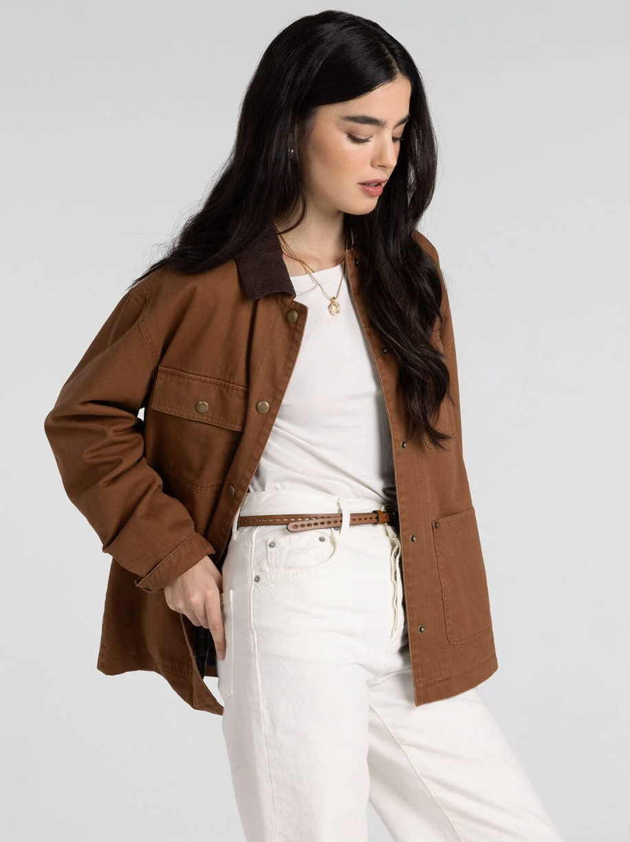 Thread & Supply: Martingale Jacket in Nutmeg