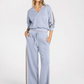 Thread & Supply: Becka Top in Dusty Blue