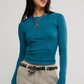 Free People: Easy Does It Tee in Still Sea