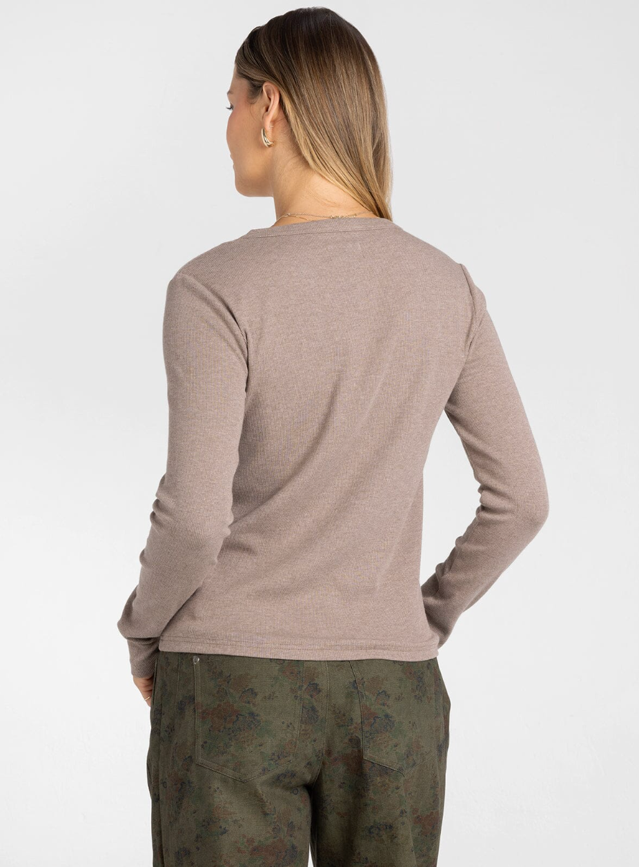 Thread & Supply: Jess Top in Heather Ash Brown