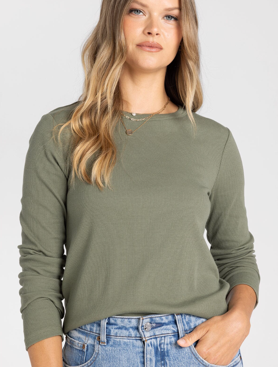 Thread & Supply: Jess Top in Olive