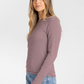 Thread & Supply: Jess Top in Burgundy Stripe