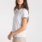 Thread & Supply: Asher Tee in Heather Grey Stripe