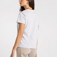 Thread & Supply: Asher Tee in Heather Grey Stripe