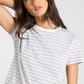 Thread & Supply: Asher Tee in Heather Grey Stripe