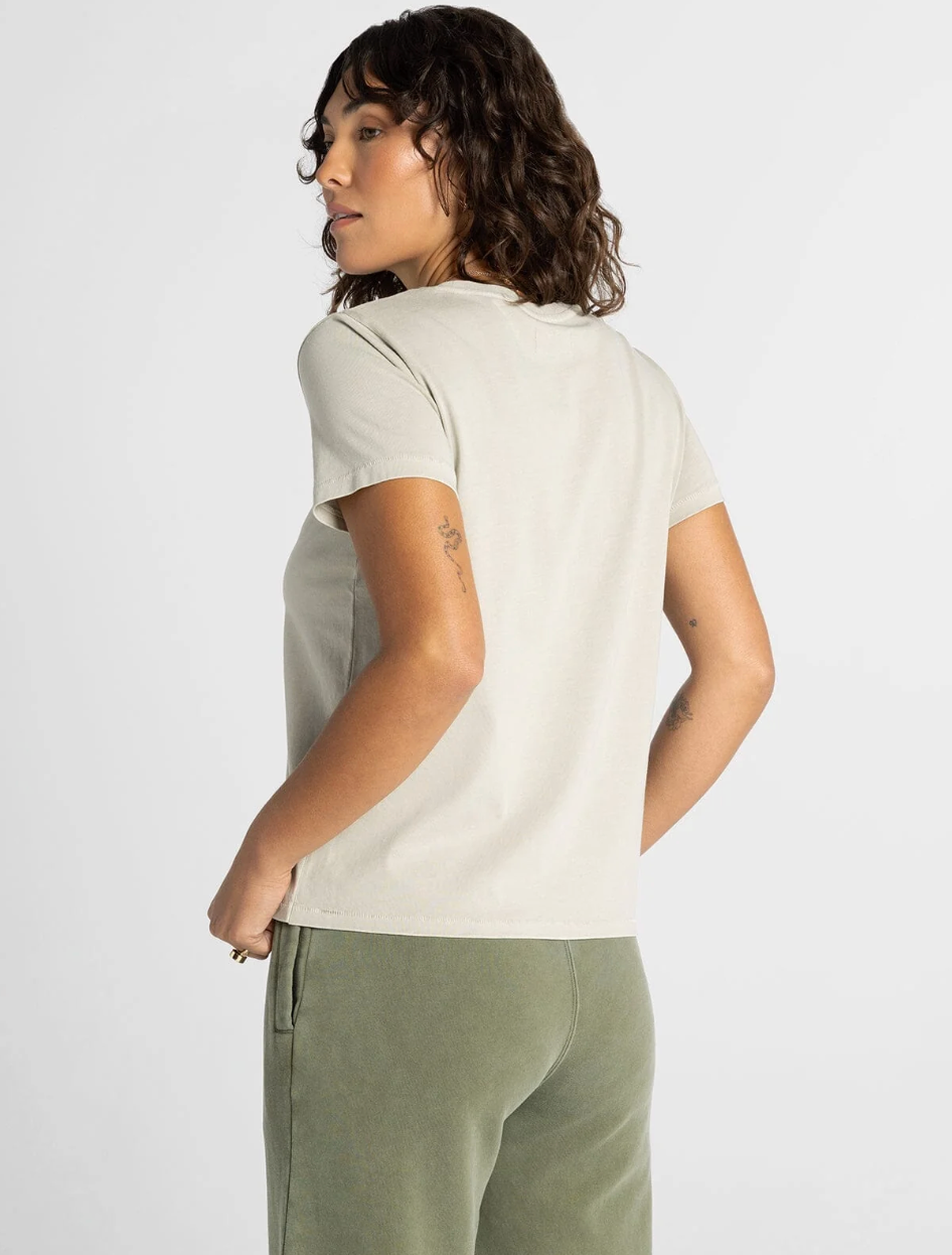 Thread & Supply: Asher Tee in Light Sage Grey