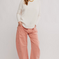 Free People: Latte Blues Thermal in Sugar Swizzle