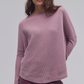 Free People: Latte Blues Thermal in Winter Tulip