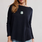 Free People: Latte Blues Thermal in Black