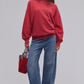 Free People: Palm Springs Pullover in Salsa