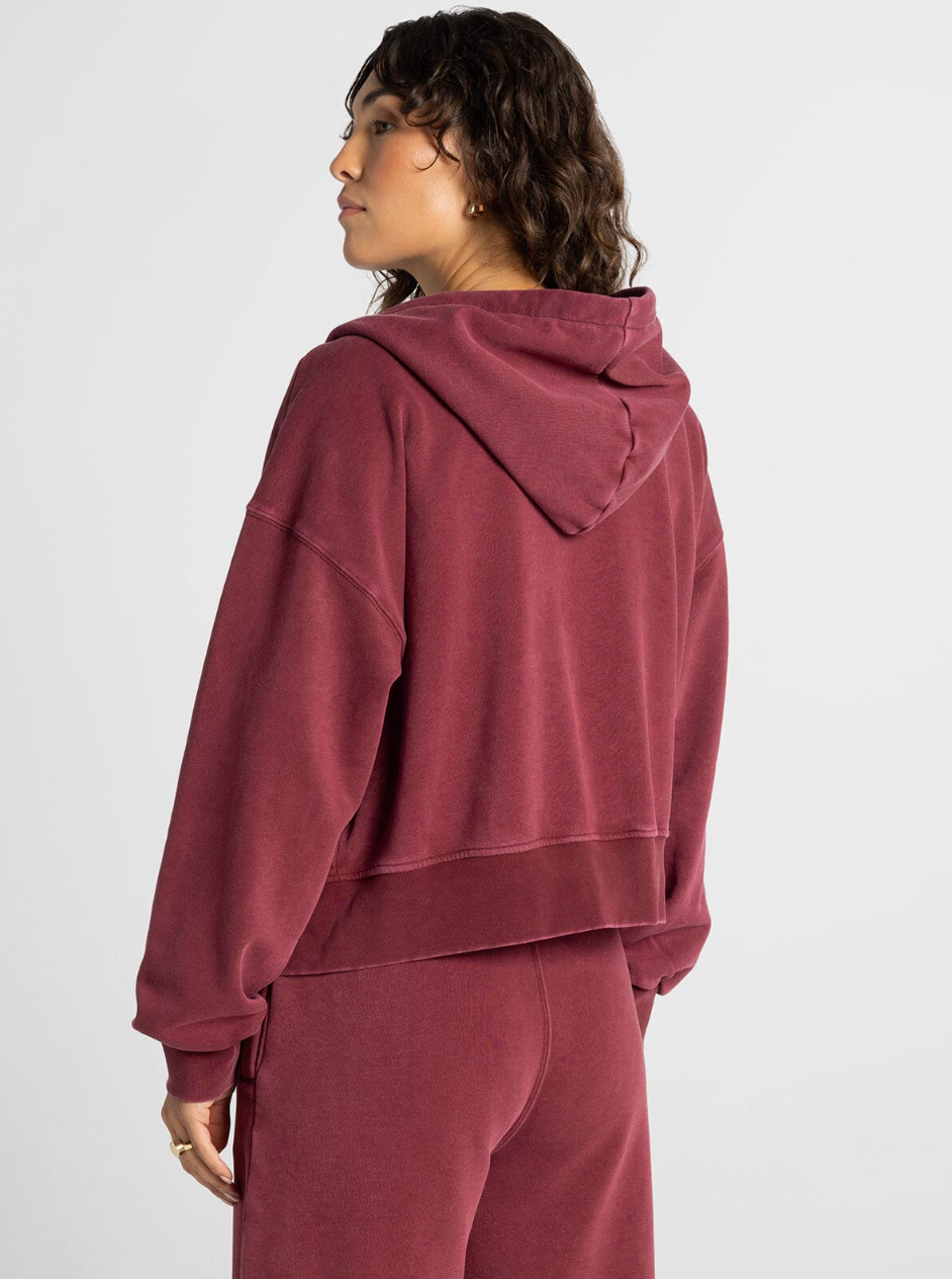 Thread & Supply: Ashford Hoodie in Zinfandel