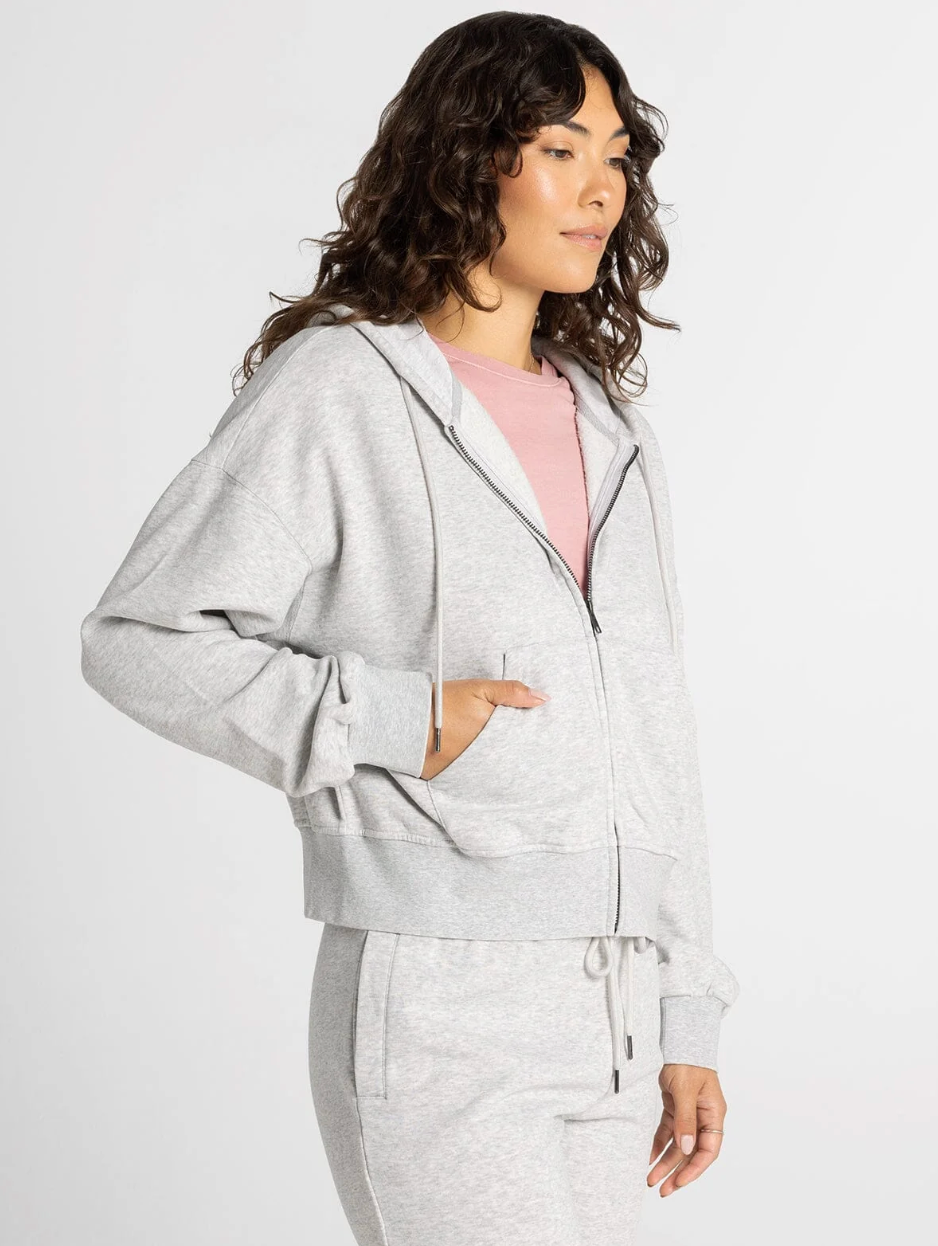 Thread & Supply: Ashford Hoodie in Heather Grey
