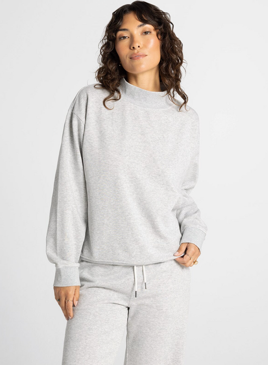 Thread & Supply: Ashford Mockneck in Heather Grey