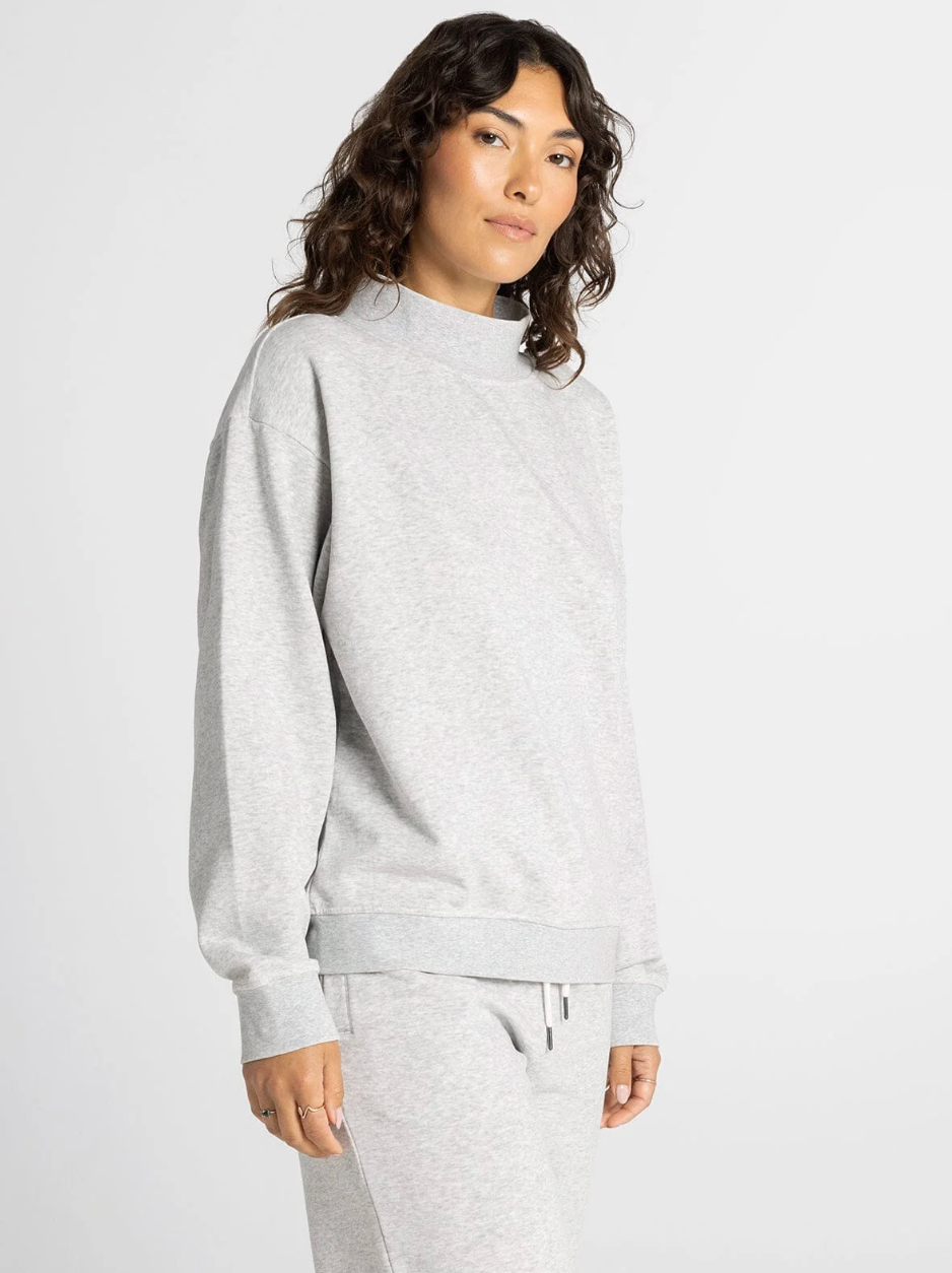 Thread & Supply: Ashford Mockneck in Heather Grey