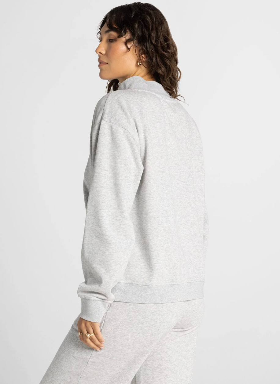 Thread & Supply: Ashford Mockneck in Heather Grey