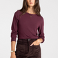 Thread & Supply : Stacey Top in Deep Plum