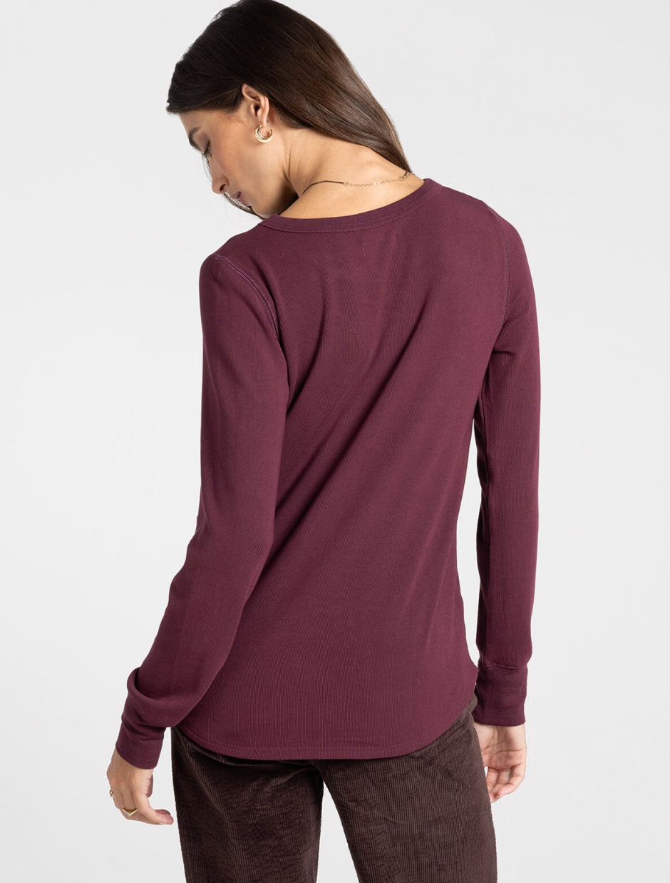 Thread & Supply : Stacey Top in Deep Plum