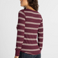 Thread & Supply : Stacey Top in Maroon Multi Stripe