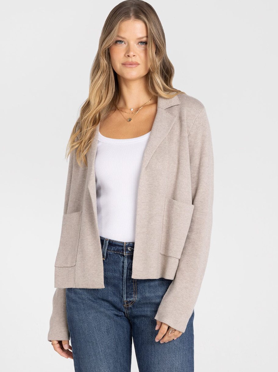 Thread & Supply: Naomi Jacket in Heather Taupe
