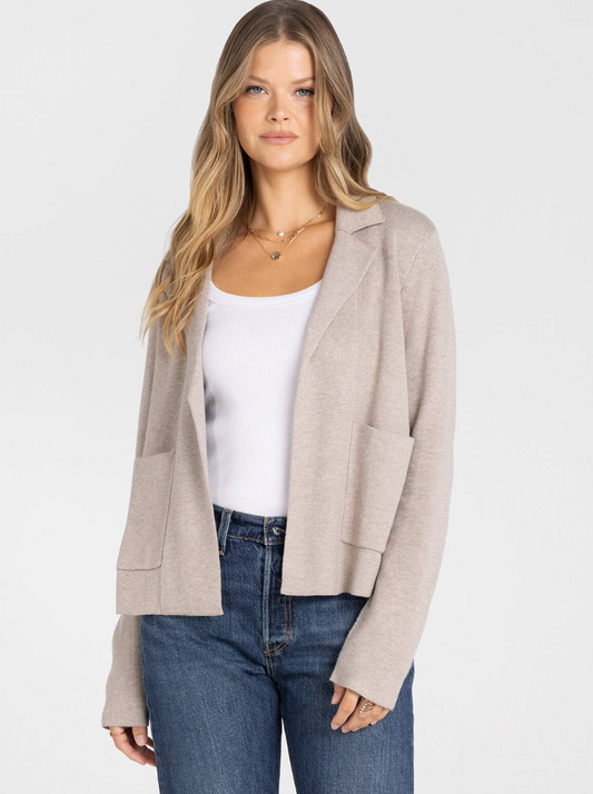 Thread & Supply: Naomi Jacket in Heather Taupe