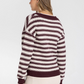 Thread & Supply: Hollis Sweater in Maroon Stripe