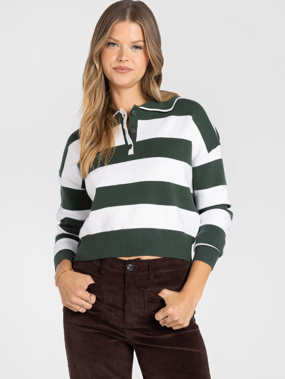 Thread & Supply: Normandy Sweater in Green