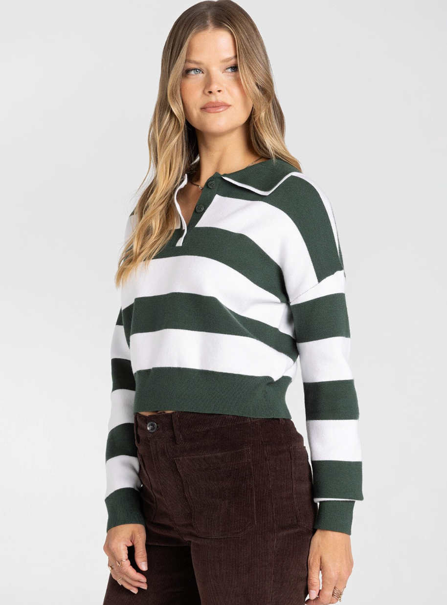 Thread & Supply: Normandy Sweater in Green