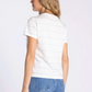 Thread & Supply: Asher Tee in Ivory Blue Stripe