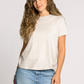 heather grey tee
