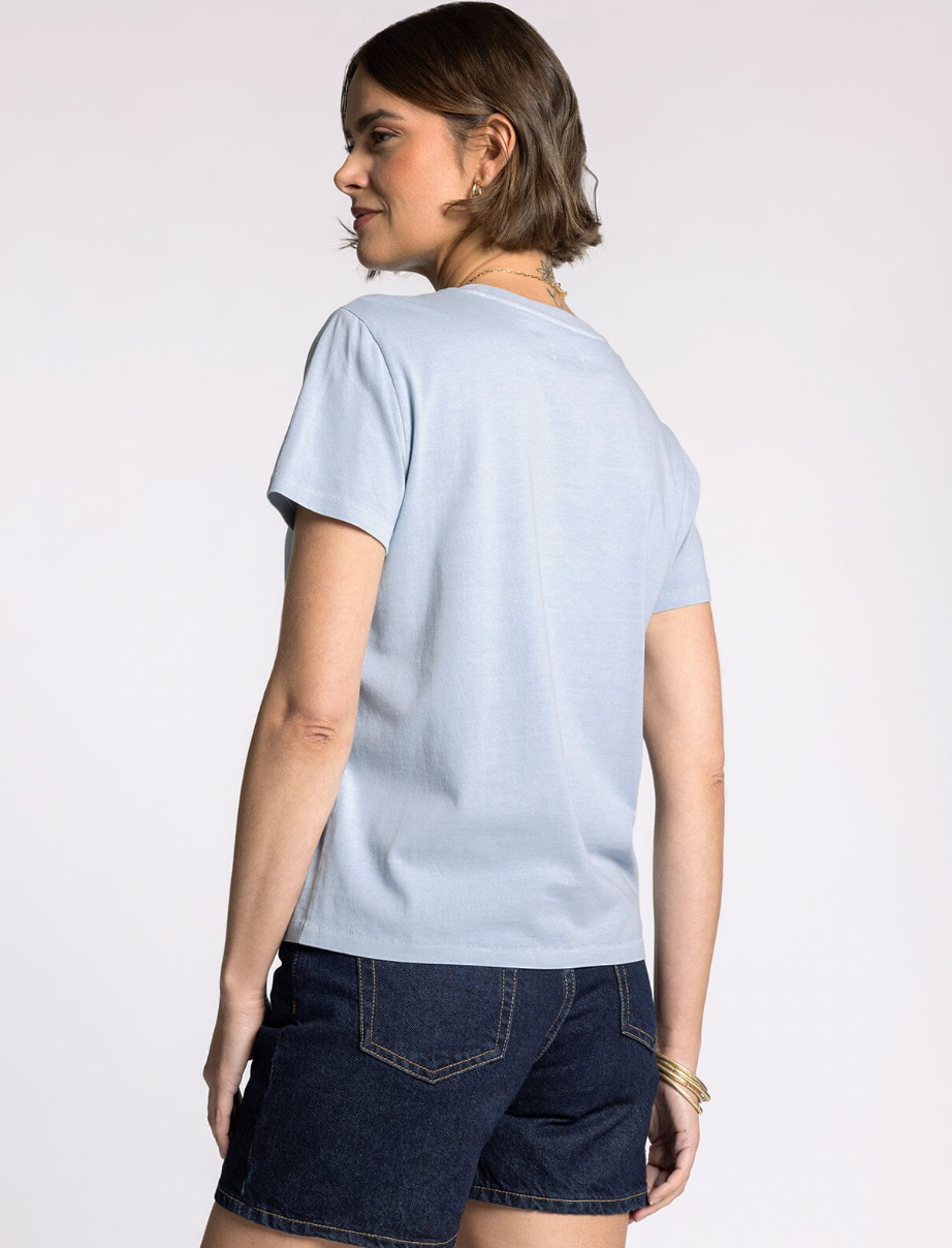 blue tee