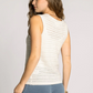 white open knit tank