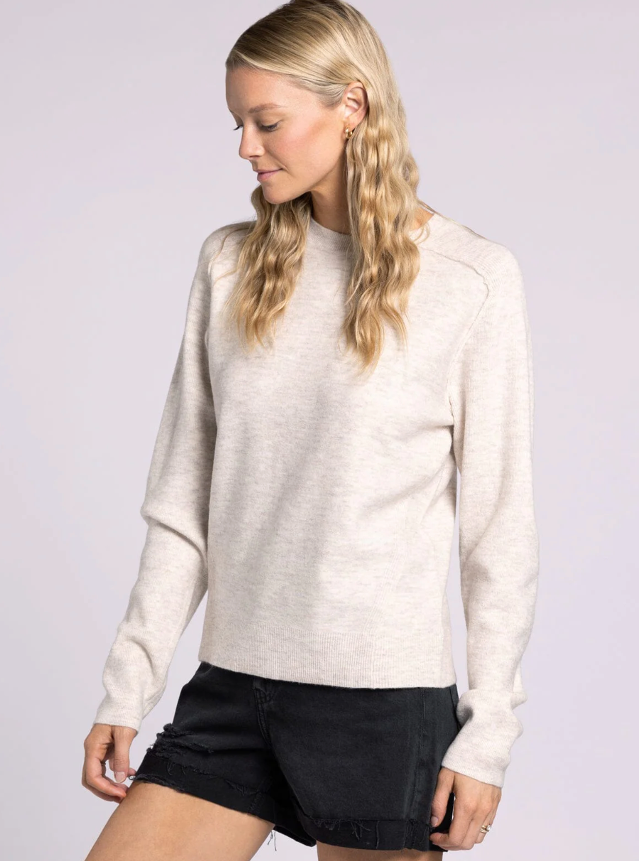 heather grey sweater