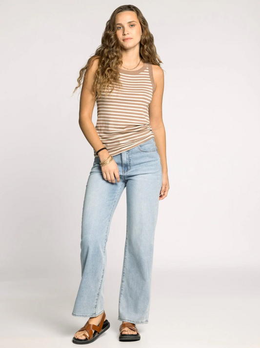 brown stripe tank