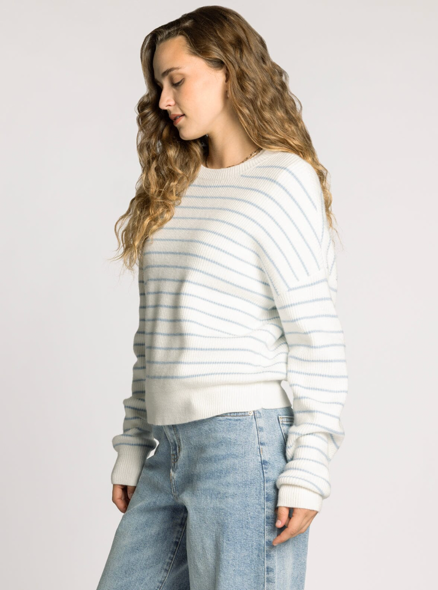 blue stripe sweater
