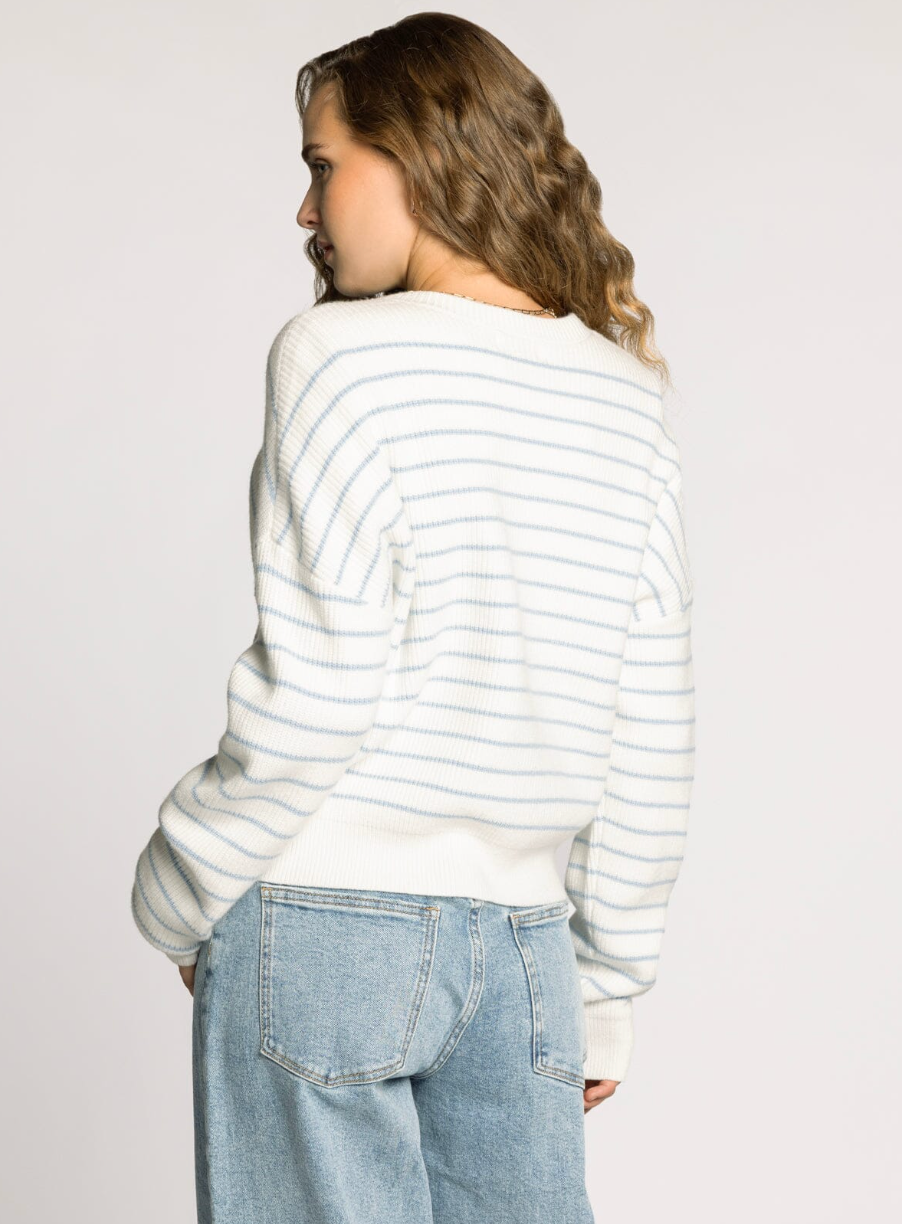 blue stripe sweater