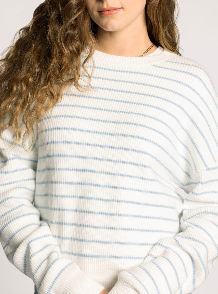 blue stripe sweater