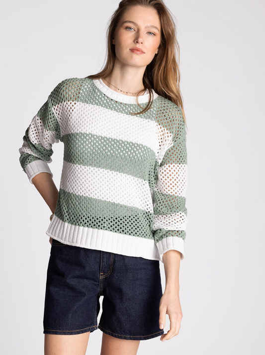 Thread & Supply: Floriana Sweater in Olive
