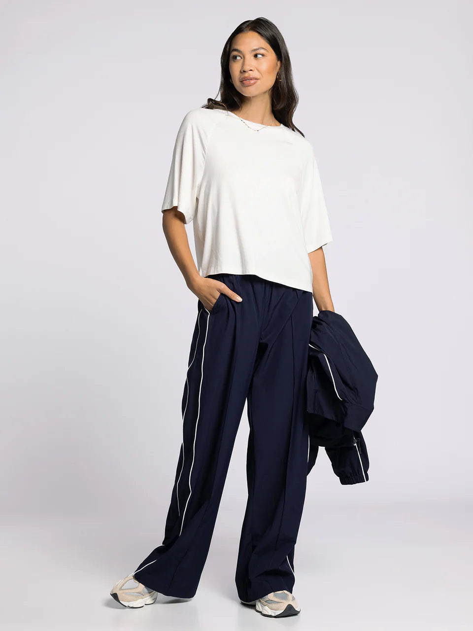 navy blue athletic pants