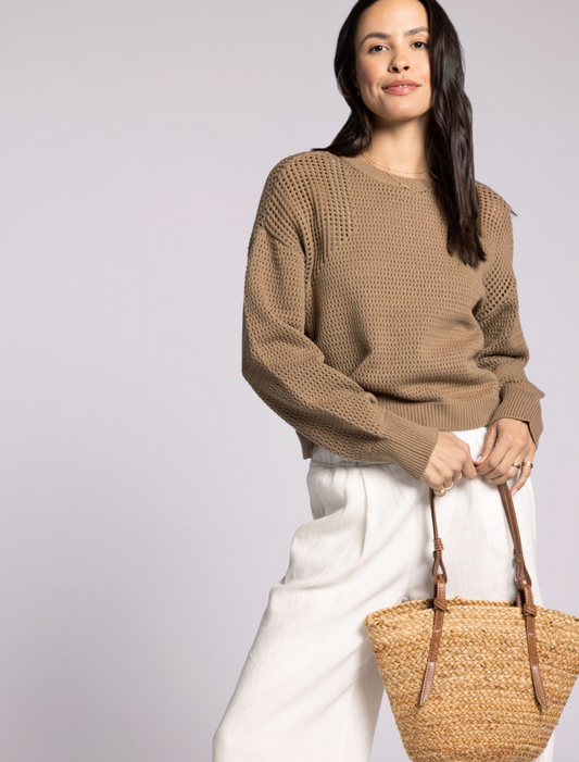 Thread & Supply : Jasmine Sweater in Oak