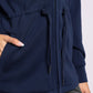 navy athletic zip jacket
