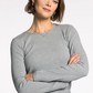 Thread & Supply: Louisa Top in Heather Grey