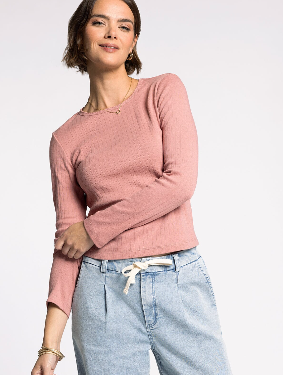 Thread & Supply: Louisa Top in Rose