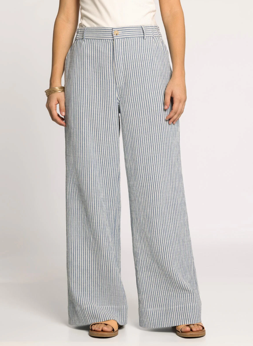 pinstripe cotton trouser